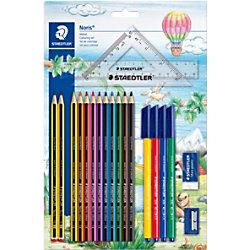 STAEDTLER Tekenset met tekendriehoek en liniaal Kleurenassortiment on Productcaster.