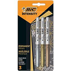 BIC Intensity 944033 Rundspitze Permanentmarker Mittel Rundspitze 0,8 mm Färbig sortiert 3 Stück on Productcaster.