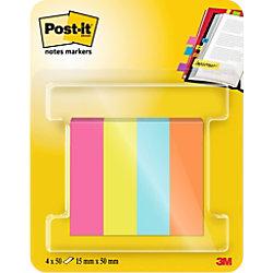 Post-it Page Markers 670-4-POP Blue, Green, Orange, Pink 1.5 x 5 (W x H) cm on Productcaster.