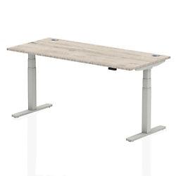 dynamic Height Adjustable Desk Air HASCP188SGRY Grey Oak 1800 mm x 800 mm x 660 - 1310 mm on Productcaster.