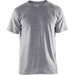 BLÅKLÄDER T-shirt 35251043 Cotton, Viscose Grey Melange Size XL on Productcaster.