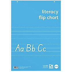 Rhino Education Literacy Flipchart Pad Ruled A1 30 Leaf Pack of 5 on Productcaster.