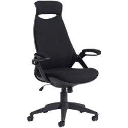 Dams International Tuscan Manager Chair Black 690 x 600 x 1,250 mm on Productcaster.