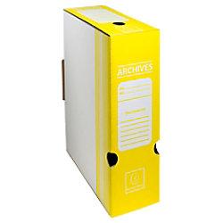 Exacompta Archivbox 261006H Gelb 35 x 10 x 25 cm Pappkarton 50 Stück on Productcaster.