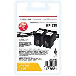 2 Unités Cartouche jet d'encre Viking 338 Compatible HP 338 Noir C8765E on Productcaster.