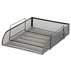 Letter Tray Black Wire Mesh 25.5 x 33.5 x 7 cm Office Depot on Productcaster.