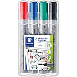 STAEDTLER Flipchart marker 356 WP4 Rundspitze 2 mm Farbig sortiert 4 Stück on Productcaster.