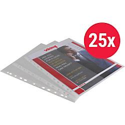 Office Depot Premium Prospekthüllen DIN A4 Glasklar Transparent 110 Mikron PP (Polypropylen) Öffnung Oben 11 Löcher 25 Stück on Productcaster.