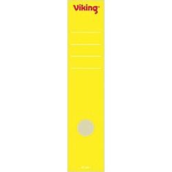 Viking Ordnerrugetiketten Speciaal lang Geel 10 Stuks 6 x 28,5 cm on Productcaster.