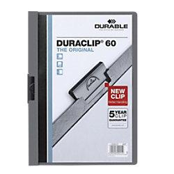 DURABLE Klemmmappe DURACLIP DIN A4 Anthrazit on Productcaster.