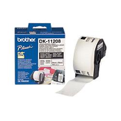 Brother QL Labels DK-11208 Adhesive White 38 x 90 mm 400 Labels on Productcaster.