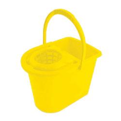 ADDIS Mop Bucket with Wringer 31 x 27 x 28cm Yellow on Productcaster.