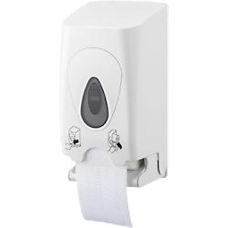 Toilet Roll Dispenser 5591 ABS Plastic White Lockable on Productcaster.