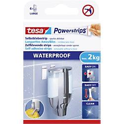 Tesa Zelfklevende strips Large Waterproof Wit 6 Stuks on Productcaster.