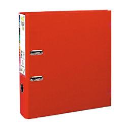 Exacompta PremTouch Lever Arch File A4+ 80 mm Red 2 ring Cardboard, PP (Polypropylene) Portrait on Productcaster.