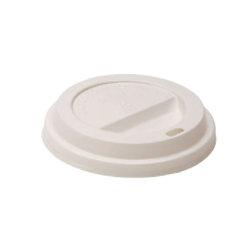 Pack of 100 SEM Cup Lids Polylactic Acid 340ml White on Productcaster.