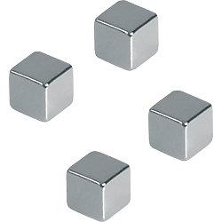 Franken Neodym magneten Zilver 1 x 1 cm 4 Stuks on Productcaster.