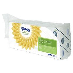 5 Stück à 124 Blatt Kleenex Kleenex Falthandtücher V-falz Weiß 2-lagig K7979 on Productcaster.