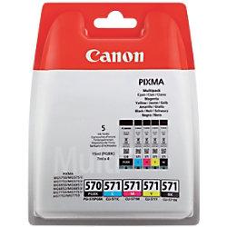 Canon PGI-570/CLI-571 Origineel Inktcartridge Zwart, cyaan, magenta, geel Multipack 5 Stuks on Productcaster.