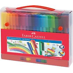 Faber-Castell Felt Tip Pens 155560 3 mm Assorted Pack of 60 on Productcaster.