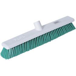 Robert Scott Broom Head Green Bristles, White Stiff Head on Productcaster.