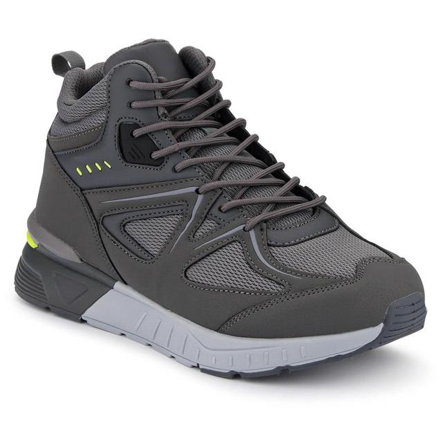 Men's EasyFit Extra-Wide Fit Memory Foam Trainers - Grey - Size 10 on Productcaster.