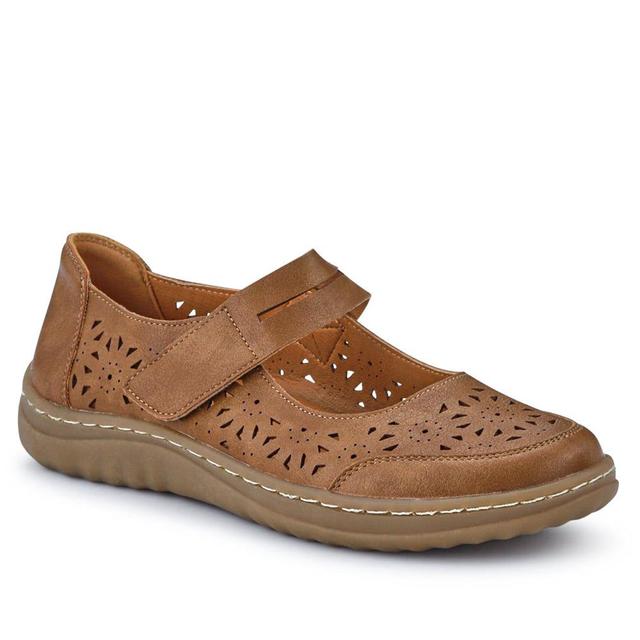 Women's Pavers Chunky-Soled Mary Janes - Tan - Size 6 on Productcaster.