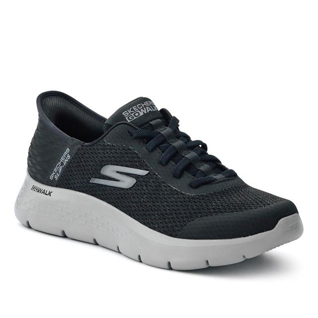 Men's Skechers Skechers GO WALK FLEX - Black-Grey - Size 10 on Productcaster.