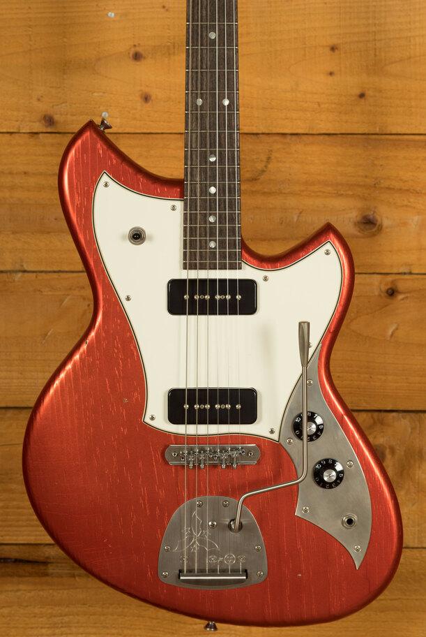 Novo Nucleus Serus J | Candy Apple Red - Parchment Pickguard - 24402 on Productcaster.