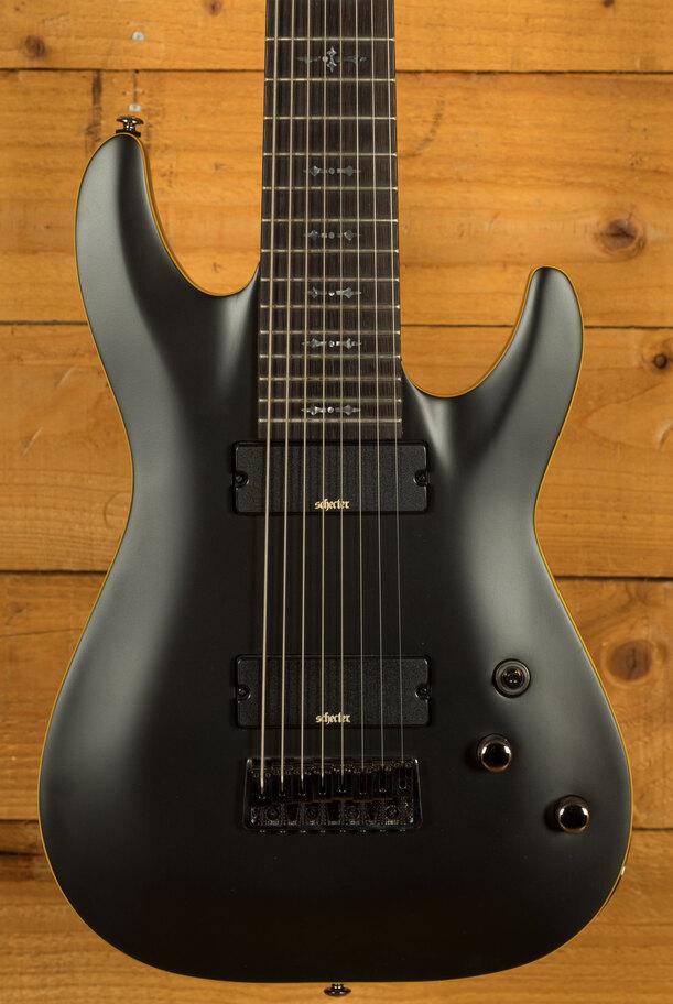 Schecter Demon-8 | 8-String - Aged Black Satin - RO23010722 on Productcaster.