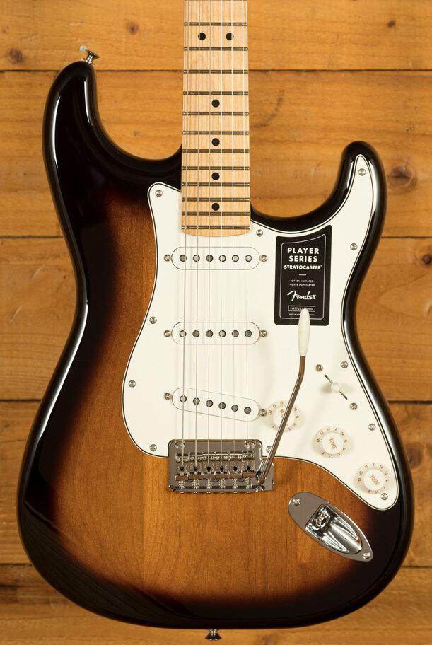 Fender Player Stratocaster | Anniversary 2-Colour Sunburst - Maple - MXS24001014 on Productcaster.