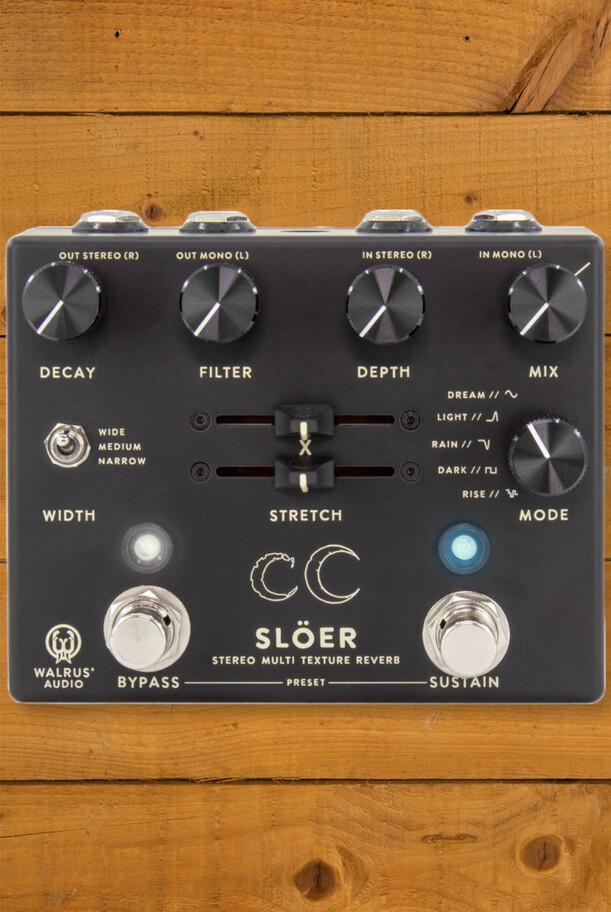 Walrus Audio Sloer | Stereo Ambient Reverb - Matte Black - Walrus Audio Sloer | Stereo Ambient Reverb - Matte Black on Productcaster.