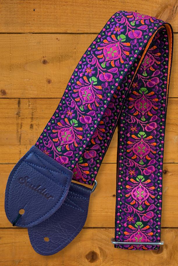 Souldier Classic Guitar Straps | Hendrix - Magenta w/Purple Ends - Souldier Classic Guitar Straps | Hendrix - Magenta w/Purple Ends on Productcaster.