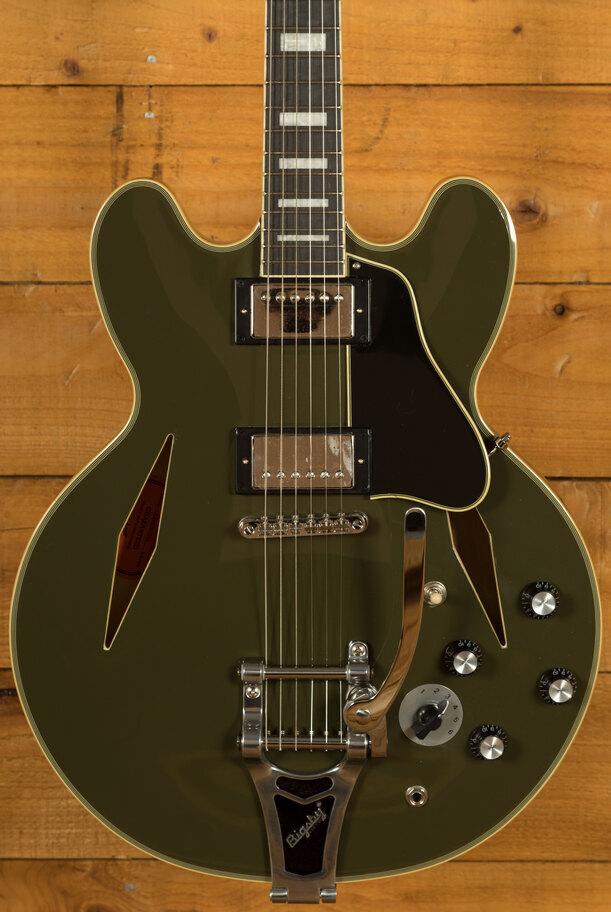 Epiphone Artist Collection | Shinichi Ubukata ES-355 - Olive Drab - 23041511532 on Productcaster.