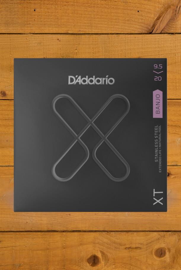 D'Addario XTJ09520 Coated Nickel Plated Steel 5-String Banjo Strings | 9.5-20 - D'Addario XTJ09520 Coated Nickel Plated Steel 5-String Banjo Strings on Productcaster.