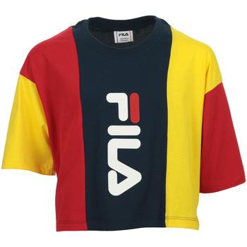 T-shirt Korte Mouw Fila Tamson Blocked Cropped Tee Kids on Productcaster.