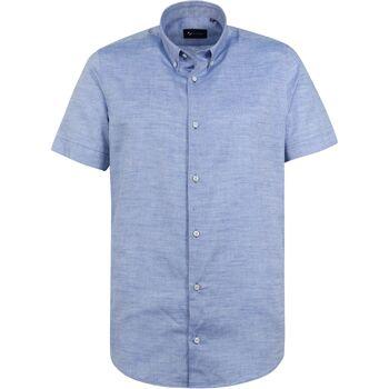 Overhemd Lange Mouw Suitable Shortsleeve Overhemd Blauw on Productcaster.