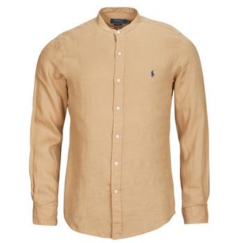 Overhemd Lange Mouw Polo Ralph Lauren CHEMISE AJUSTEE SLIM FIT EN LIN COL MAO on Productcaster.