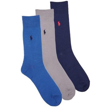 Sokken Polo Ralph Lauren 84023PK-MERC 3PK-CREW SOCK-3 PACK on Productcaster.