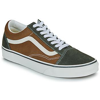 Lage Sneakers Vans Old Skool CANVAS/SUEDE POP BROWN/MULTI on Productcaster.