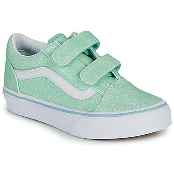 Lage Sneakers Vans UY Old Skool V GLITTER PASTEL BLUE on Productcaster.