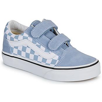 Lage Sneakers Vans UY Old Skool V COLOR THEORY CHECKERBOARD DUSTY BLUE on Productcaster.