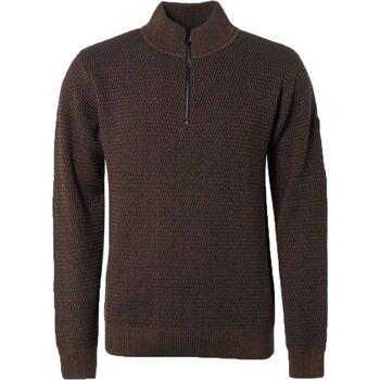 Sweater No Excess Half Zip Trui Bruin on Productcaster.