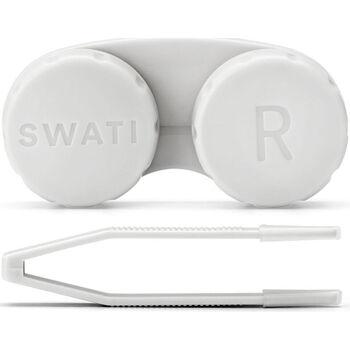 Oog accesoires Swati Estuche para lentes de contacto y pinzas on Productcaster.