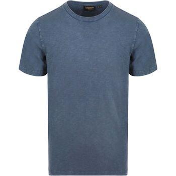 T-shirt Superdry Slub T-Shirt Melange Blauw on Productcaster.