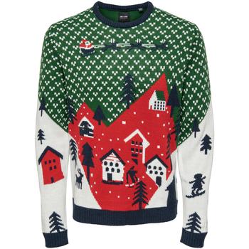 Trui Only &amp; Sons ONSXMAS REG LANDSCAPE CREW KNIT - 22023349 on Productcaster.