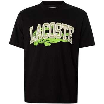 T-shirt Korte Mouw Lacoste Jersey-handtekening T-shirt on Productcaster.