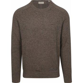 Sweater Gant Pullover Wool Blend Bruin on Productcaster.