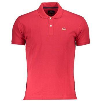 T-shirt La Martina rood poloshirt voor heren on Productcaster.