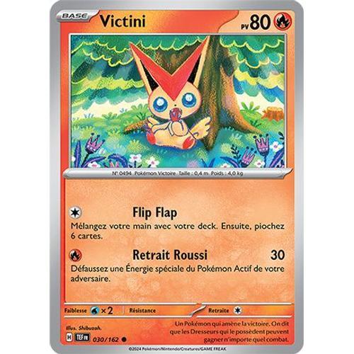 Carte Pokémon - Victini - 030/162 - Ev5 Forces Temporelles Sous Sle... on Productcaster.